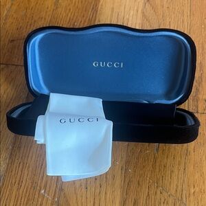 Gucci Black Velvet Eyewear Case